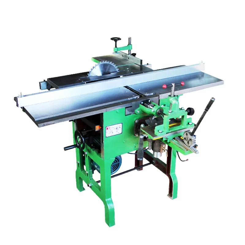 

Square hole desktop woodworking machinery Multi-purpose machine/planer/planer/chainsaw/electric planer Multi-function ten-in-one
