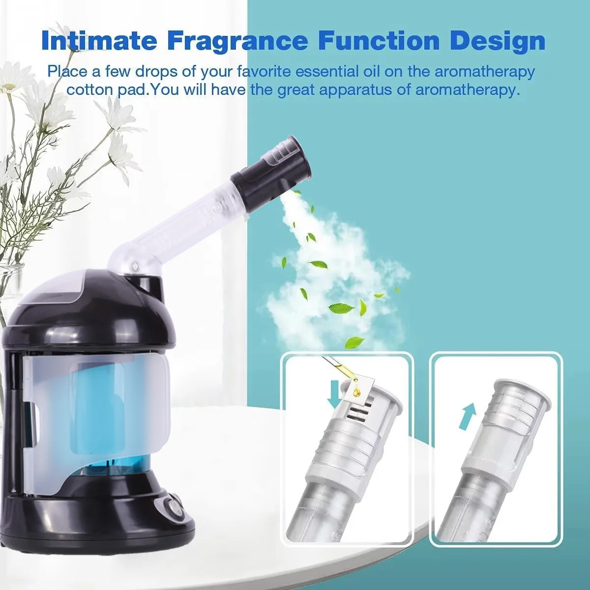Professional Nebulizer Skin Care Face Facial Cleaning Steamer Vaporizer Ozone Steam Spray Humidifier Nano Mister Fogger Machine