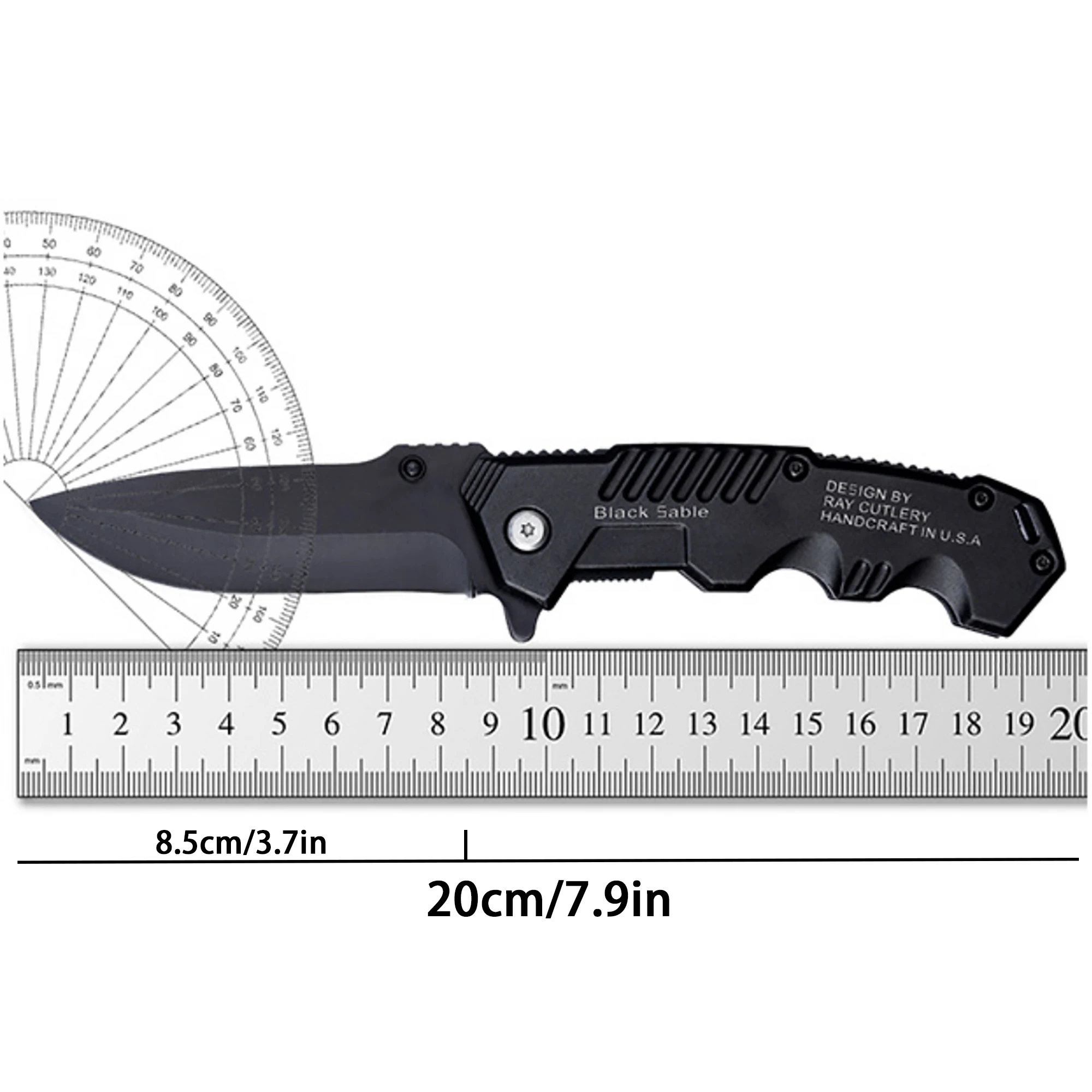 Multi functional and convenient household folding knife EDC pocket knife is suitable for outdoor fishing, survival and hunting image 6