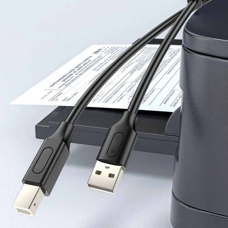 USB 2.0 수컷에서 USB B 유형 B 프린터 케이블 USB 2.0 스캐너 케이블 인쇄 케이블 스캐너 프린터 코드 전자