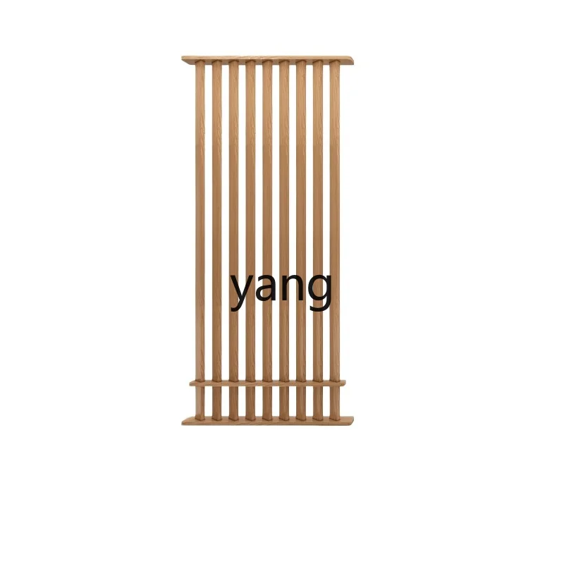 

LTT solid wood entrance modern simple oak decoration hollow screen Nordic living room can be customized partition