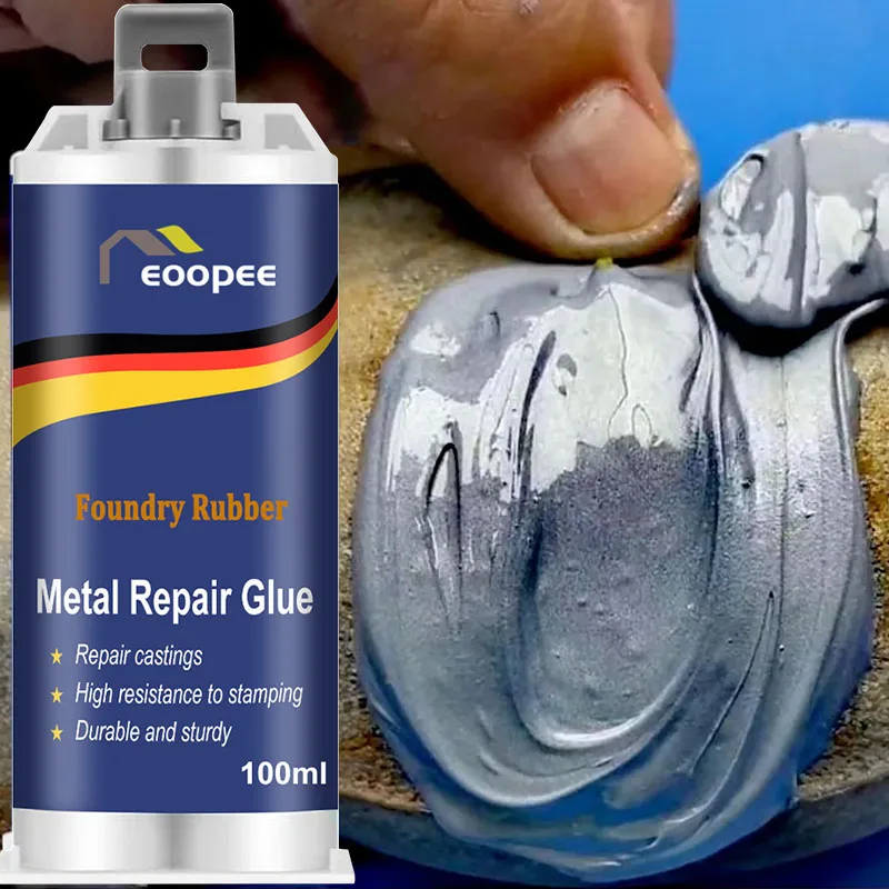 High-Strength Metal Repair Epoxy Adhesive Heat & Cold Resistant Welding Glue Leak Repair Tool Metal Repair Paste 15g/50ml/100ml