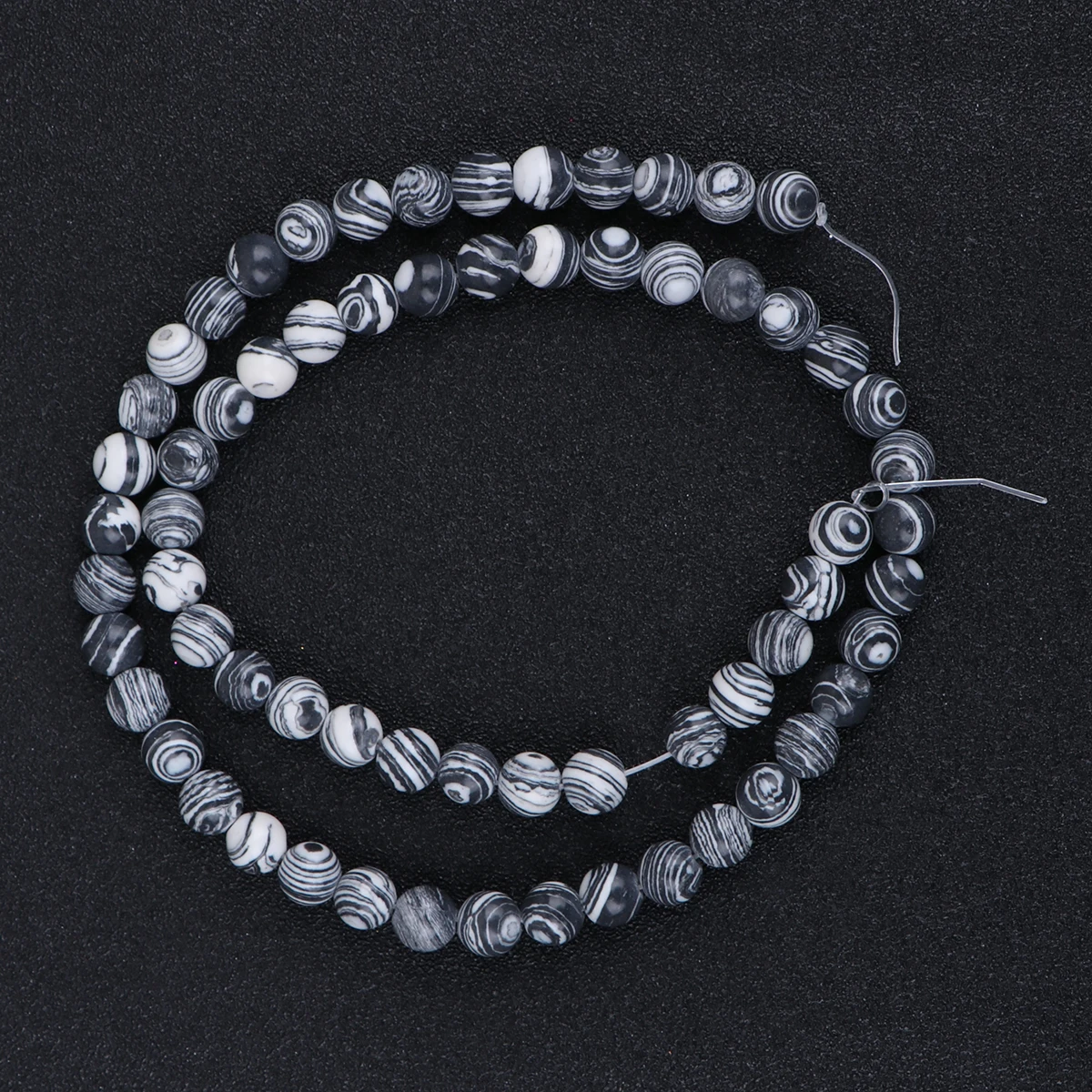 

62Pcs Colored Black Malachite Round Beads Polished for Jewelry Making DIY Craft Beads Bracelets Necklaces Creative Accessories