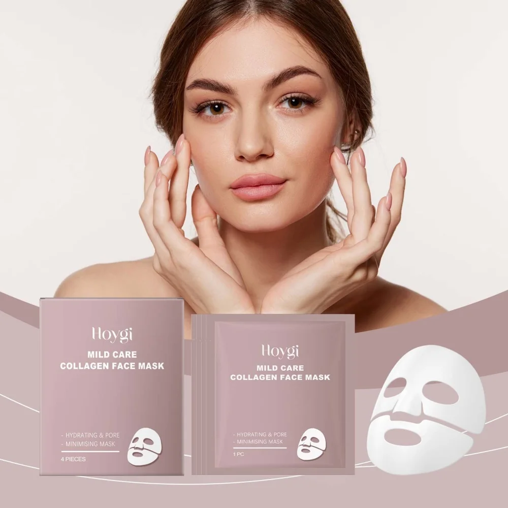 

Collagen facial mask can lift, fade wrinkles, moisturize, smooth, brighten and moisturize facial mask