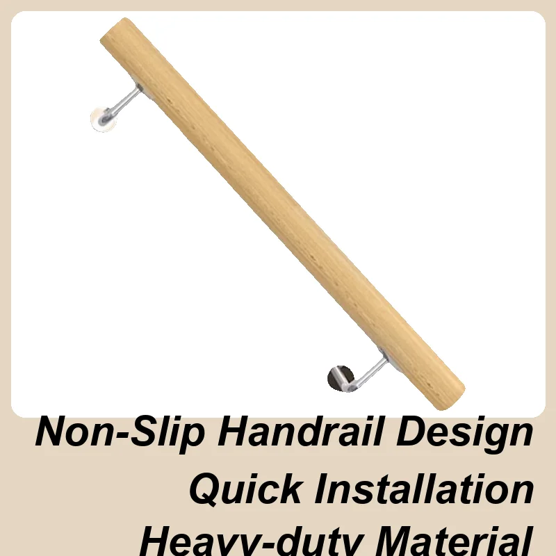 

Handrail For Stairs Hand Railings For Decking Ergonomic Stair Wooden Handrail For Home Balcony Decking Doorway Indoors And