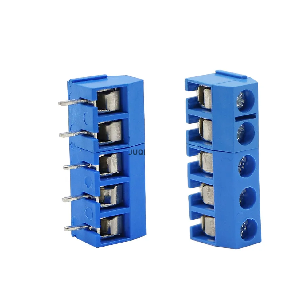 72/135/pcs / box KF301- 2P/3p screw 5.0mm terminal block 2 Pin 3 Pin Spliceable pcb terminal block Connector