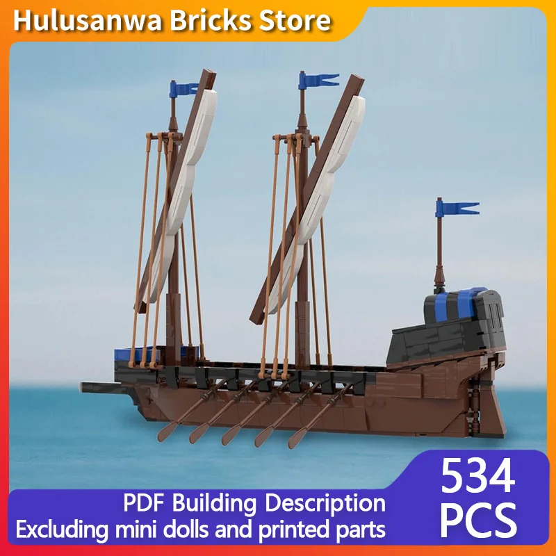 

Средневековые военные корабли MOC, строительные кирпичи, военное оборудование, модульные технологии, подарки, праздник, сборка, детские игрушки, костюм