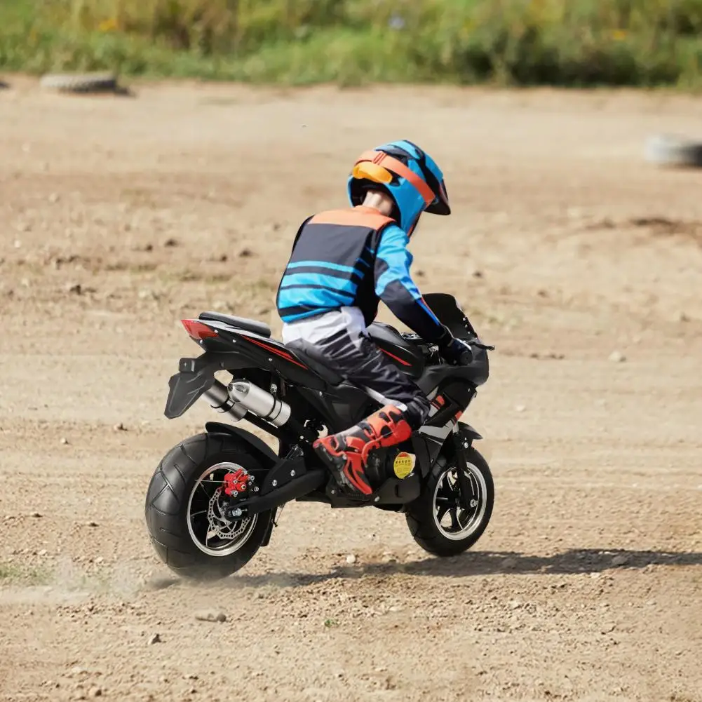 49cc 4-Takt Pocket Rocket Motorrad 8 Zoll Räder Motorrad Gas Pocket Motorrad mit Scheibenbremsen vorne hinten Doppelscheinwerfer