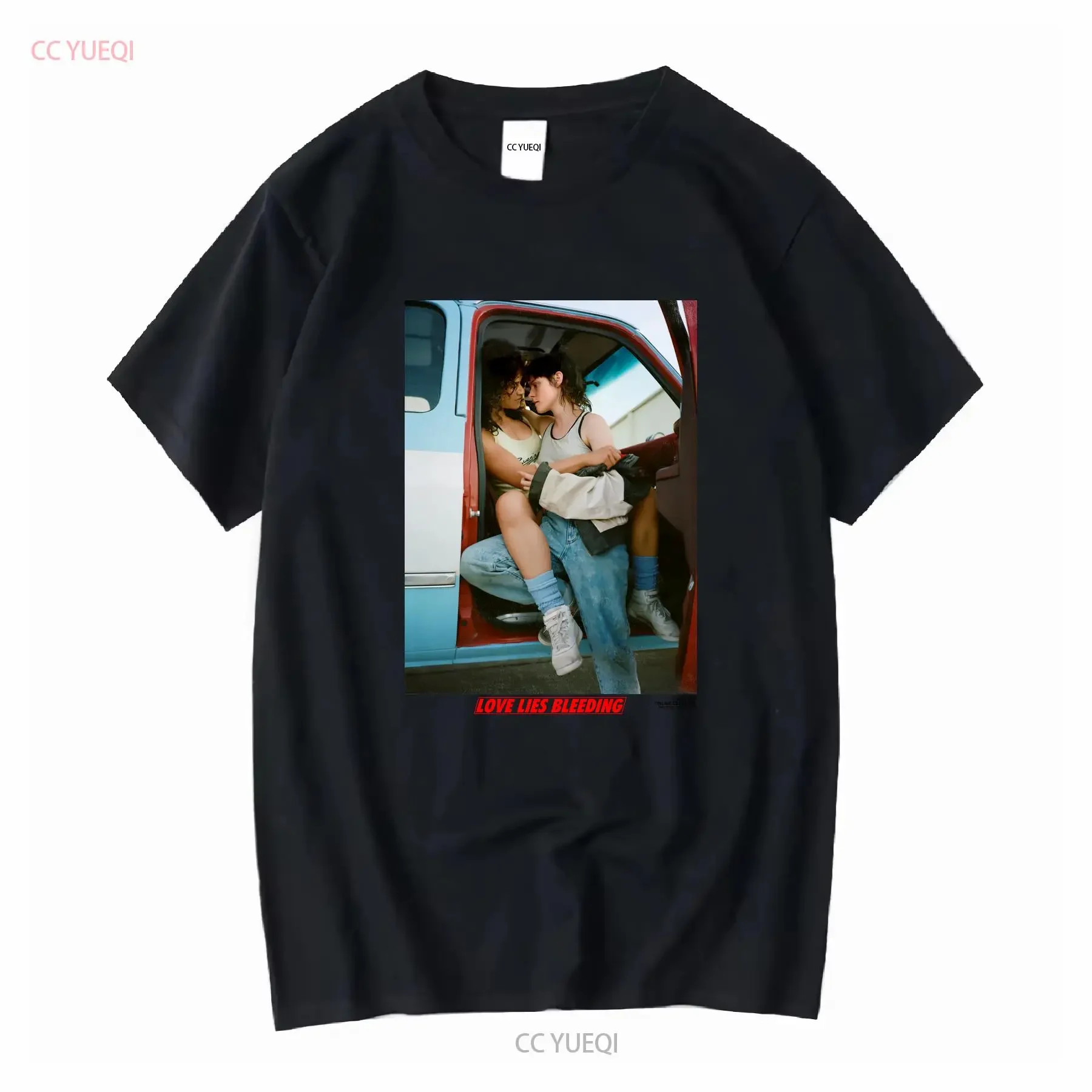 Online Ceramics x A24 Loves Lies Bleeding T shirt Movie White size XL NEW long or short sleeves vintage Washed Unisex Stylish