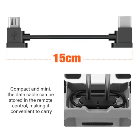 Drone Remote Controller OTG Extension Cable For DJI MINI 4K/2/3 Pro/SE/Pro/Air/Mavic To iPhone Samsung iPad USB Type C IOS Micro