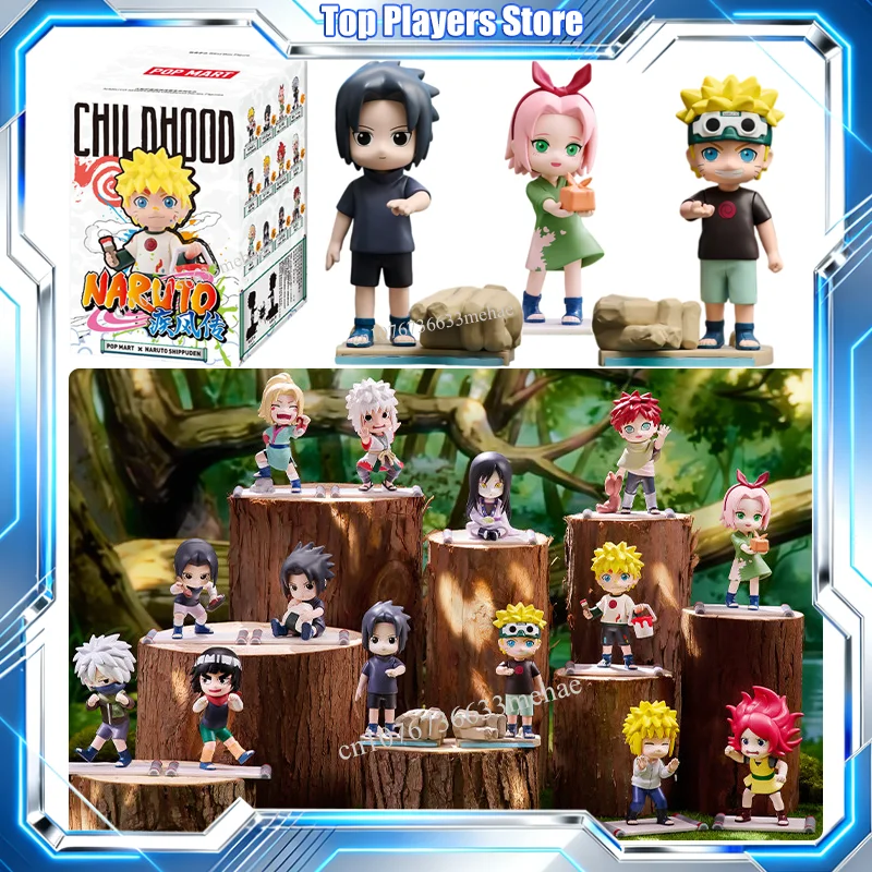 Оригинальная коллекционная коробка-сюрприз NARUTO: Shippuden. Фигурки Какаши, Саске Учиха, Сакуры Харуно. Аниме-подарок.