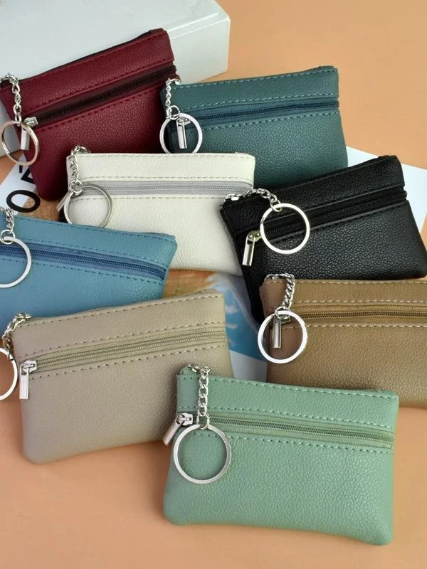 nova-carteira-feminina-de-cor-pura-superficie-macia-moderna-e-fofa-pequeno-porta-cartoes-bolsa-para-chaves-simples-e-eleg