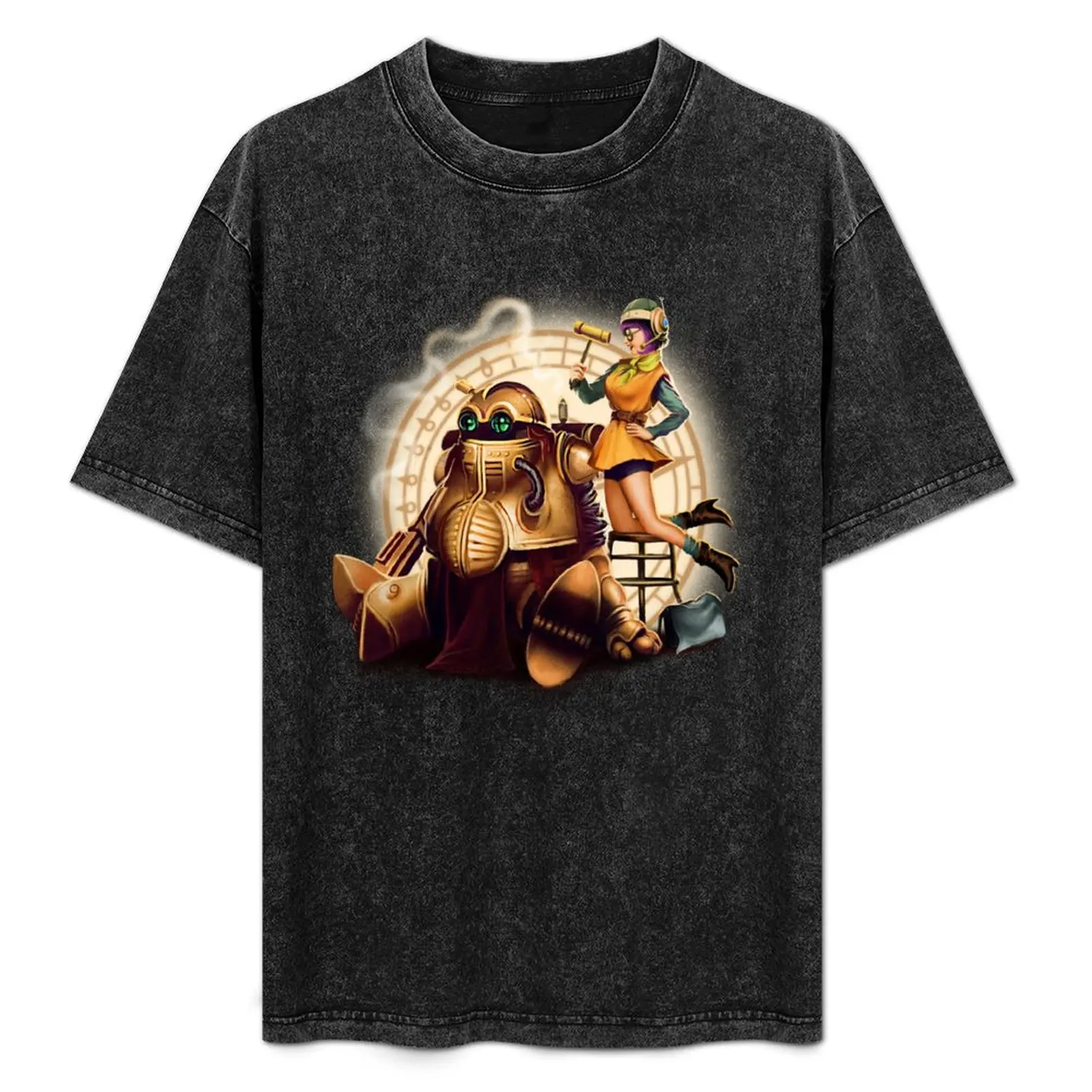 

Lucca & Robo T-Shirt Basic Short Sleeve T-Shirt for Men