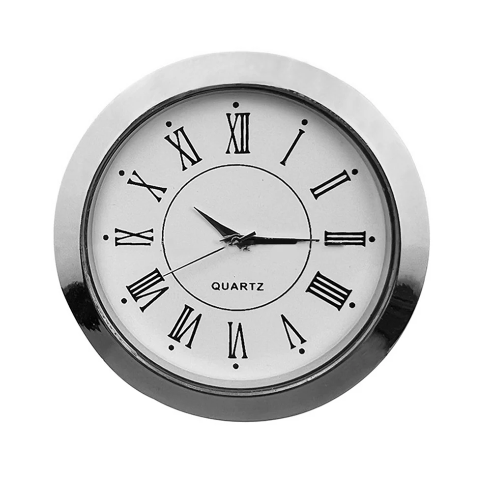 Classic Clock Craft Quartz Movement 36mm/55mm Round Clocks Head Insert Roman Number Little Clock Arabic Numbers Clock Insert