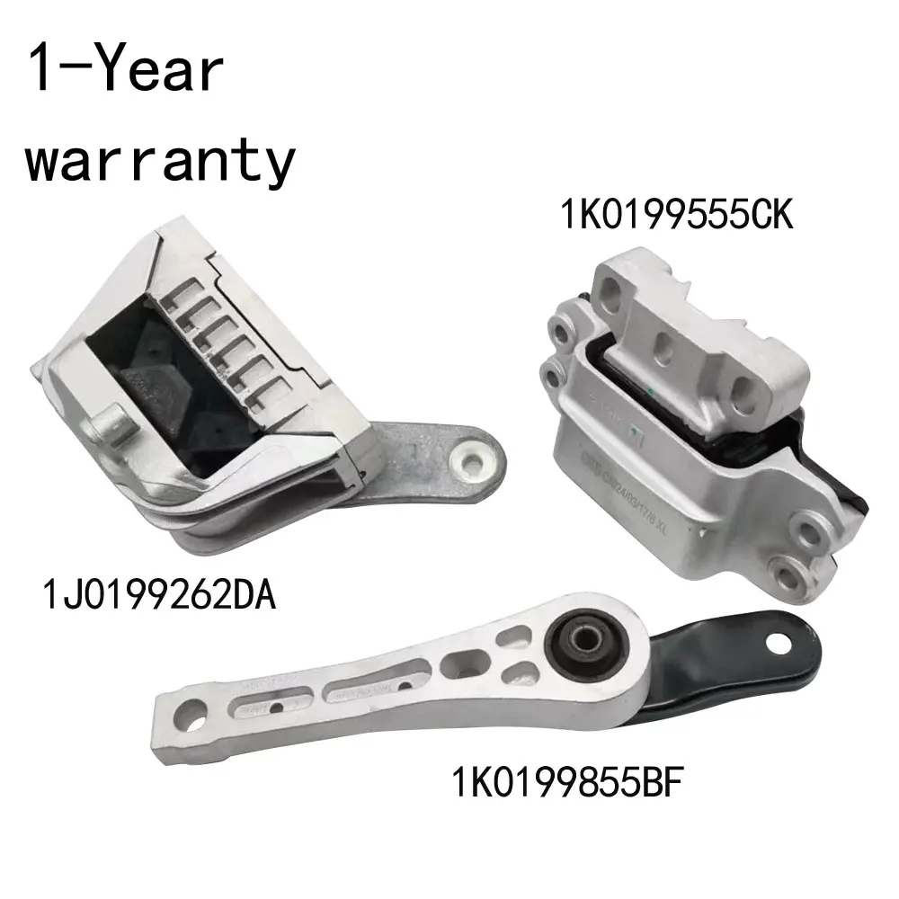 

A set Engine support+transmission support 1J0199262DA 1K0199555CK 1K0199855BF For VW Jetta Passat beetle Golf