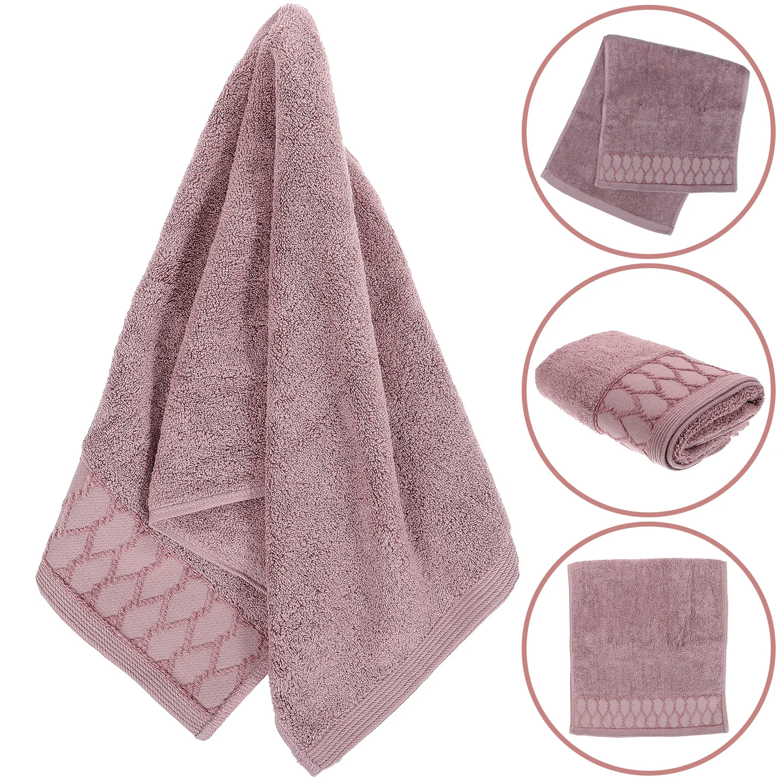 

Adult Face Washing Towel Absorbent Long-Staple Cotton Hand Towel Multipurpose Breathable Washcloth Adult Washcloths