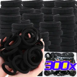 4/5cm Black Basic Hair Bands Women Girls Simple High Elastic Headband Ties Rubber Ropes Scrunchies Ponytail Holders Accessories