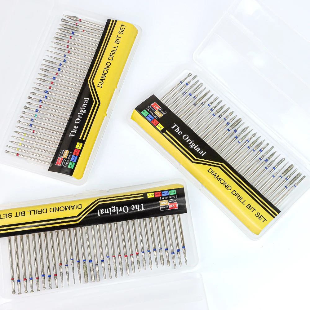 30/12 قطعة لقمة ثقب الأظافر قاطعة المطحنة ملف عازلة للأظافر جل تلميع إزالة الأظافر الكهربائية الحفر ملحق للتقليم #2