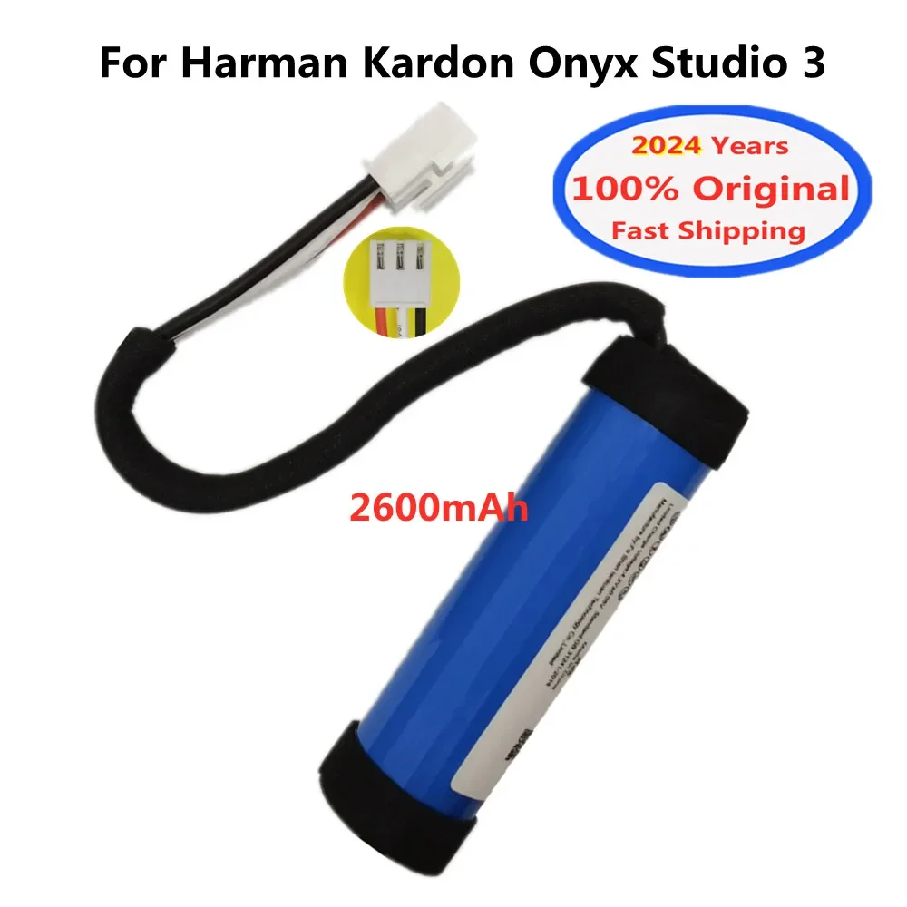 

2024 Years 3.7V 2600mAh Original Speaker Battery For Harman Kardon Onyx Studio 3 Studio3 PN PR-633496 Player Bateria Batteries