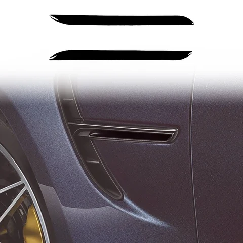 Для BMW M3 F80 13-19 M4 F82 F83 автомобильные аксессуары сухое углеродное волокно крыло вентиляционное отверстие потоковая отделка замена тюнинга модернизационная деталь