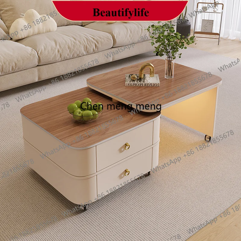 

F186 Современные роскошные журнальные столики, вращающиеся винтажные туалетные столики для туалета, журнальные столики для хранения зеркал, Articulos Para El Hogar, мебель для дома