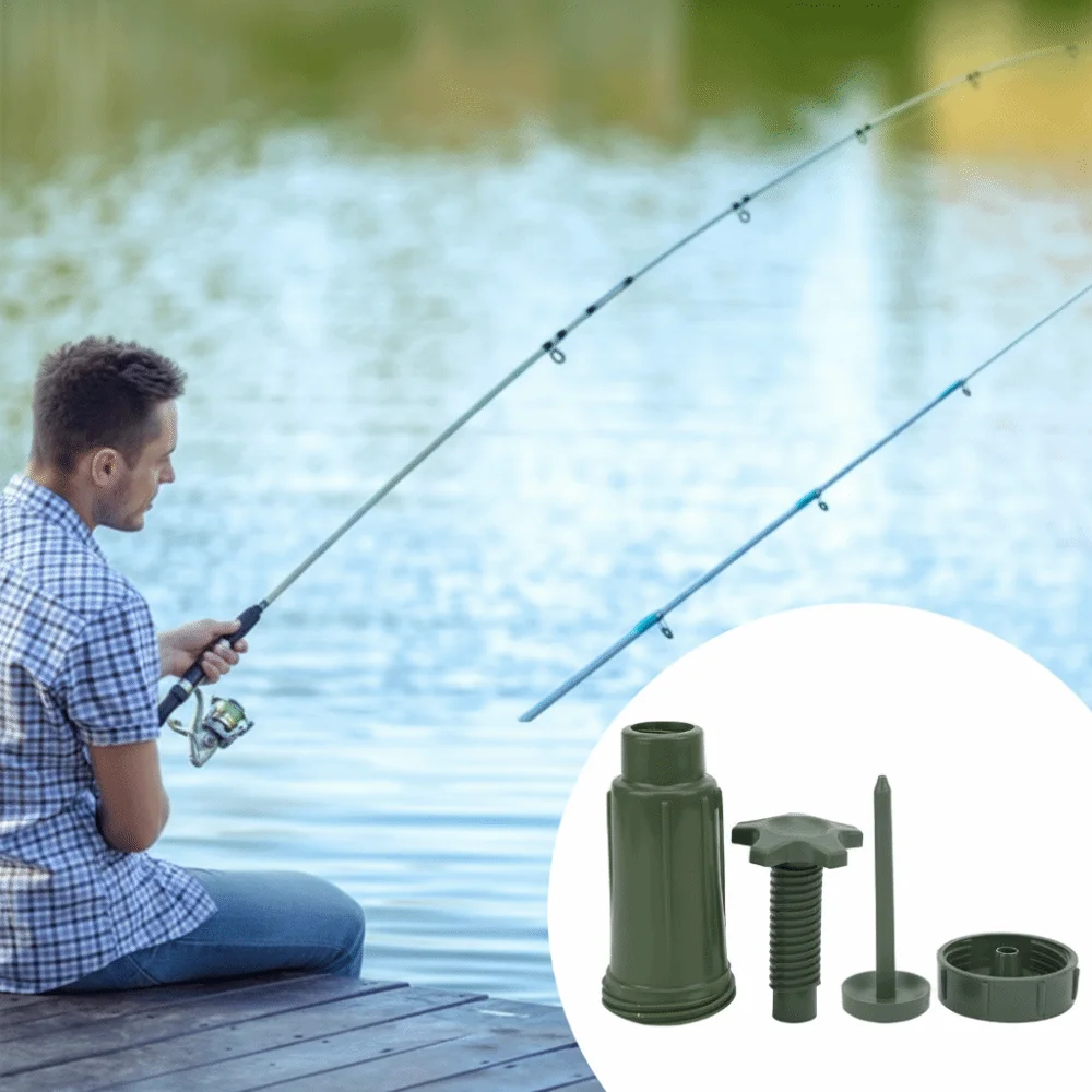 Portable PP Bait Forming Mold Lightweight Green Carp Bait Pressing Device 130x60x54mm Fishing Bait Maker Bait Making
