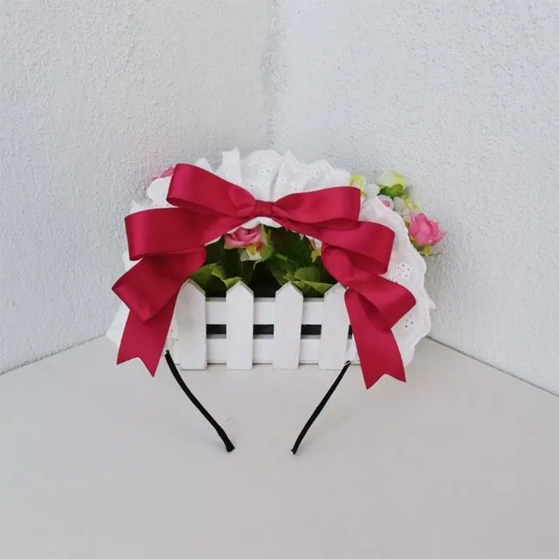 39BD nœuds bandeau Lolit bandeau nœuds bandeau noeud papillon bandeau Lolit casque