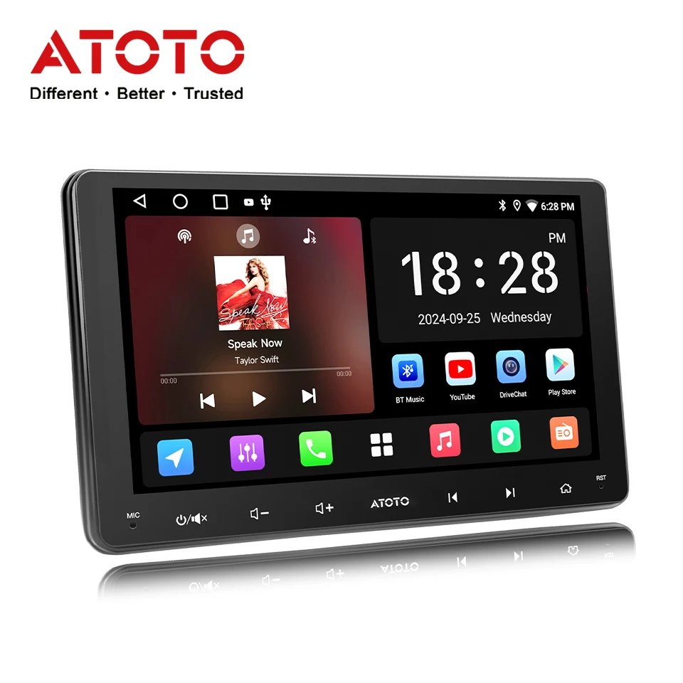 ATOTO 9 inch Universal 2Din Android Car Stereo CarPlay Screen