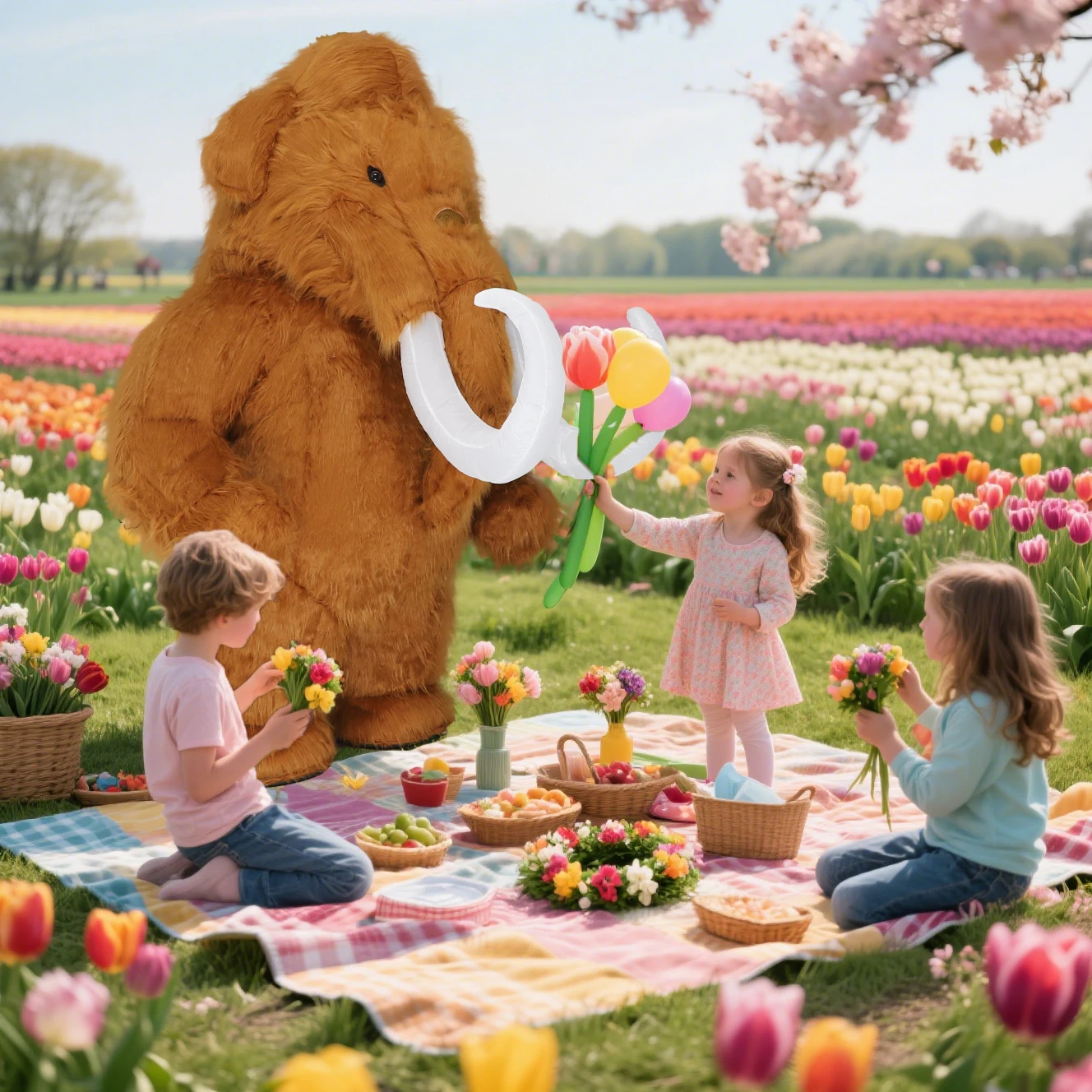 SAYGO nadmuchiwane pluszowe mamuta kostium maskotka Fursuit primigenius promocja Halloween na imprezę Cosplay Furry sukienka zwierząt dorosłych