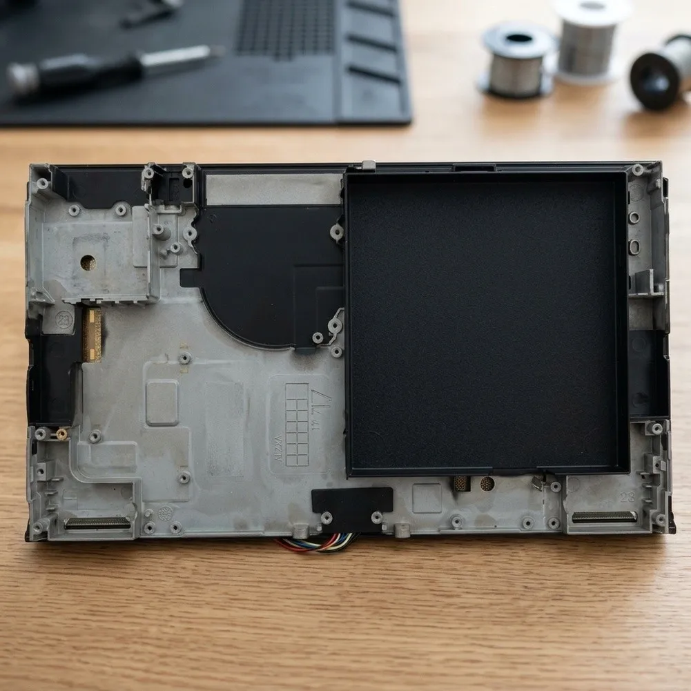 Metal Midframe Replacement For Switch For OLED Game Console Front Frame Middle Metal Cover Gaming Maintenance Replacement Parts