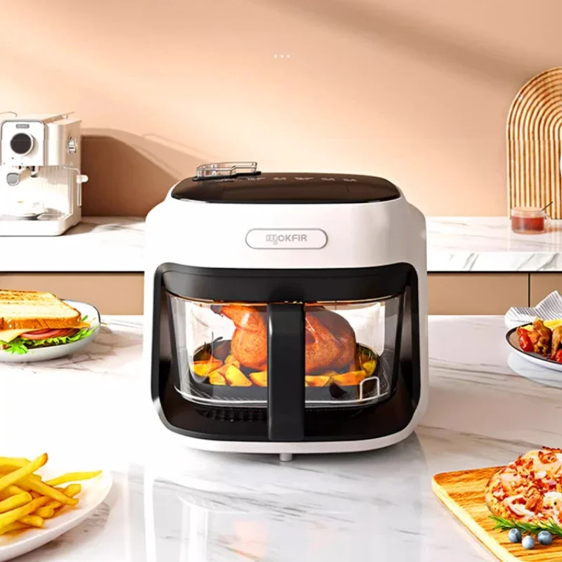 Air Fryer Non-turning 7L Household Visual Thickened Glass Spray Steam Oven Baked Sweet Potato Outdoor Pizza