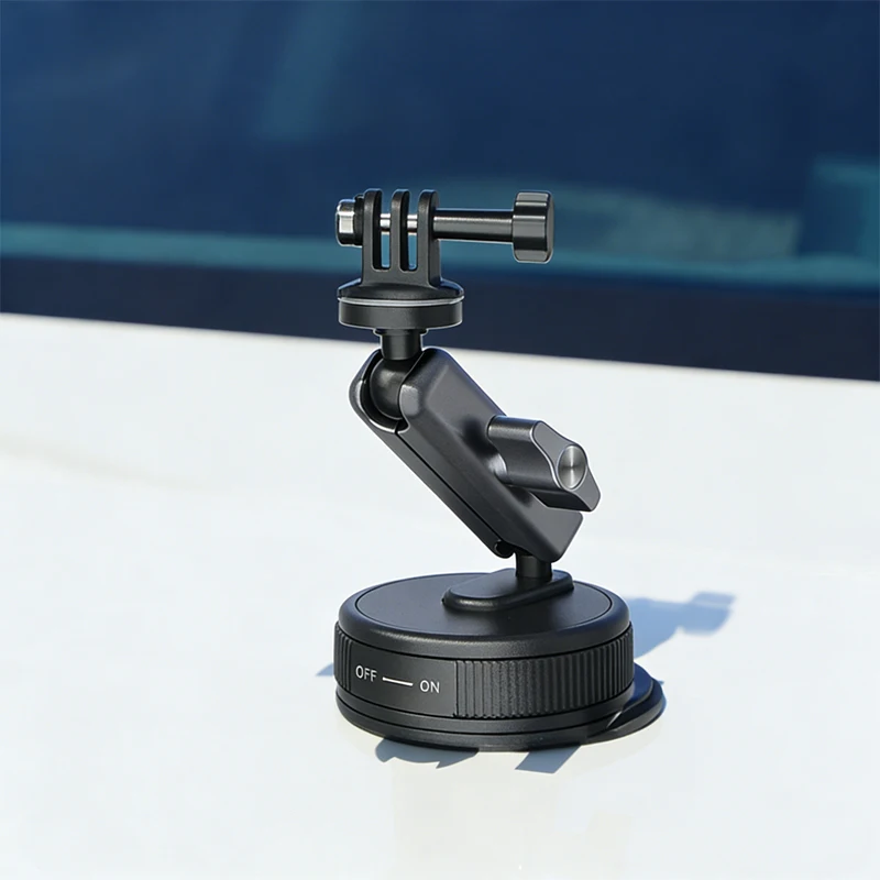 Saugnapf-Kamerahalterung 360° Verstellbare Action-Kamera Windschutzscheiben- und Fensterhalterung für DJI/Insta 360/GoPro/AKASO – Detail 2