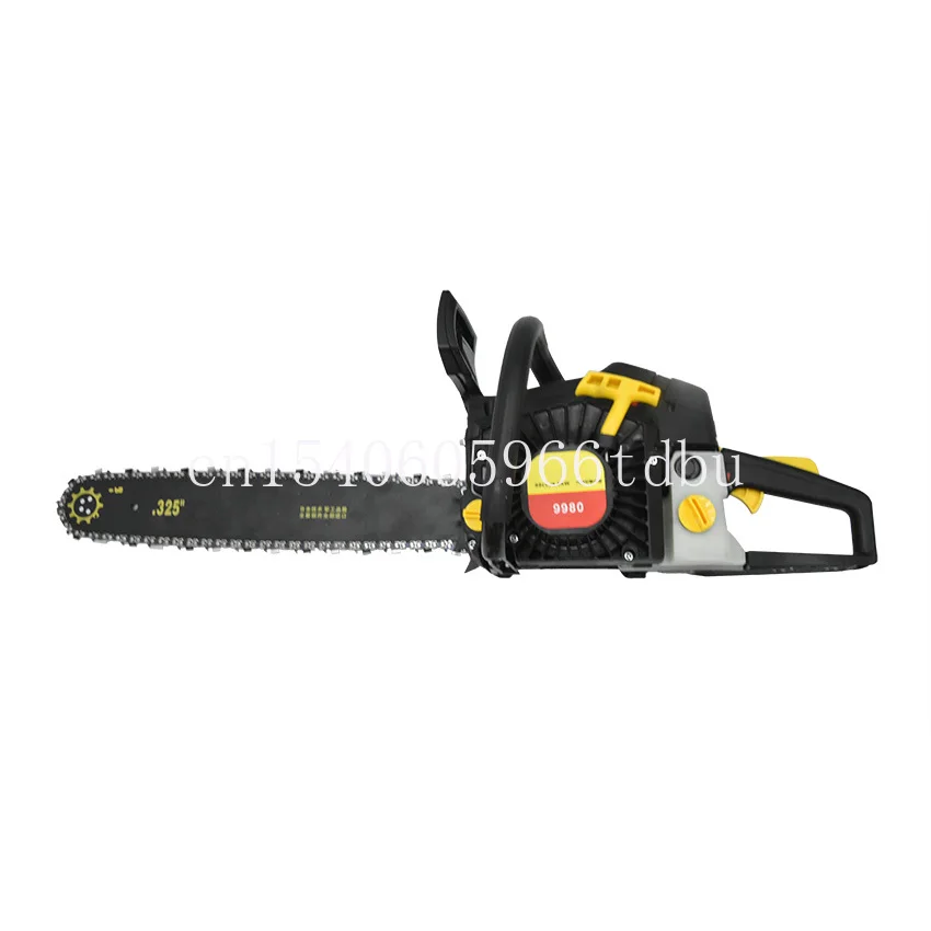 Engine Gasoline Saw with Saw Chain Gasoline Logging Wood Cutter 9800W Chainsaw Gasoline Chain Saw 88CC Professional 2-Stroke