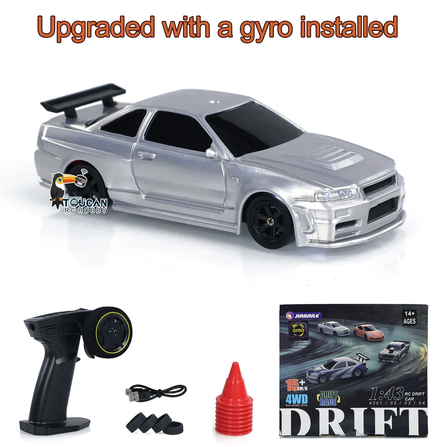 UITVERKOOP 4WD RTR 1/43 RC Snelheidsauto Vierwielaandrijving Radiobesturing 2.4g Mini Racing Drifting Auto Speelgoed Hoge snelheid Model Cadeau voor jongens