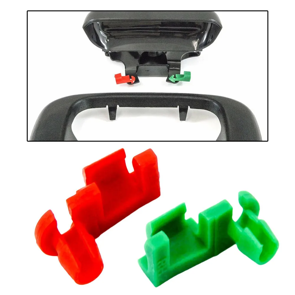 2pcs 88981031 88981030 Left & Right Tailgate Handle Rod Clip For Chevrolet Silverado GMC Sierra 1999-2007 Car Part