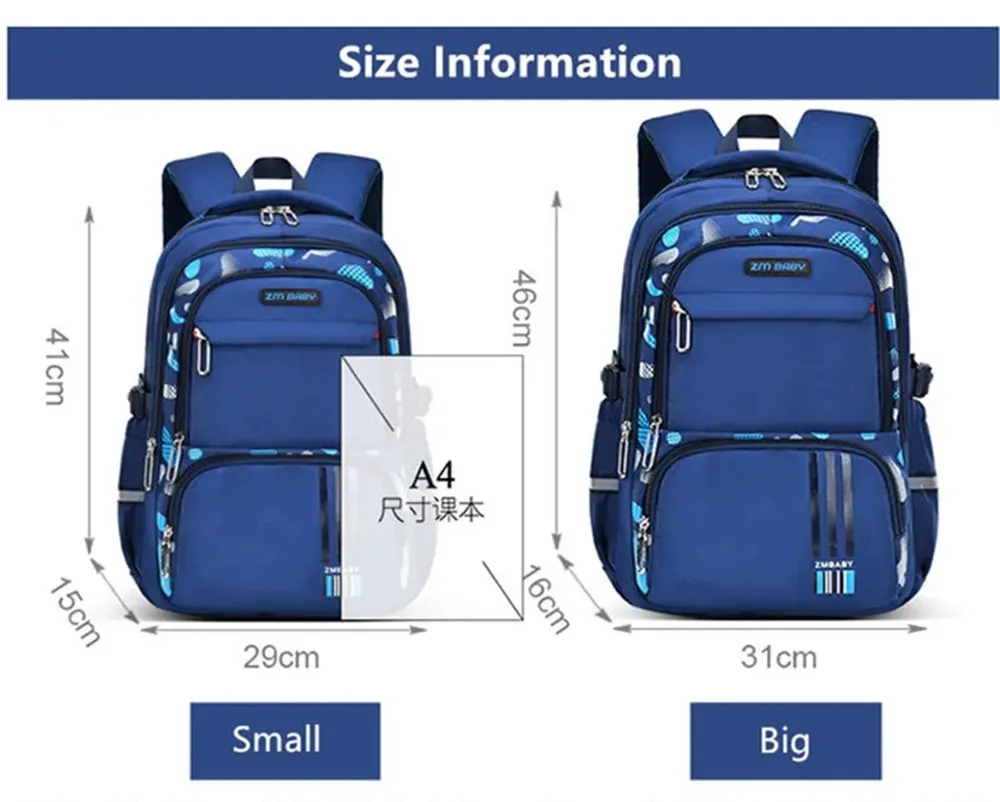 2024 Waterproof School Bags Backpacks Primary School Backpacks Orthopedi Junior High Schoolbag Mochila Infantil