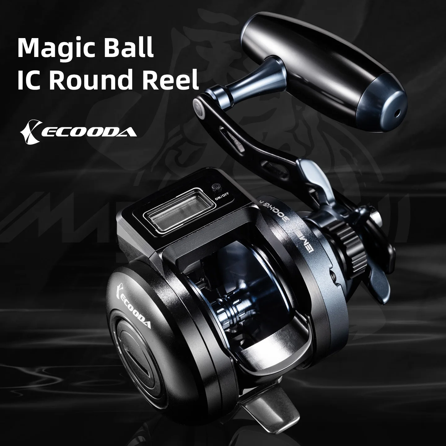 ECOODA EMBIC 300 Magic Ball Round Reel High Precision CNC Machining Imported Carbon Fiction System One Way Bearing And Pawl