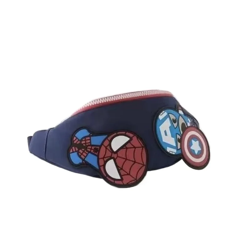 Disney New Capitan America Marsupio per bambini Borsa da petto per ragazze alla moda Borsa a tracolla per bambini