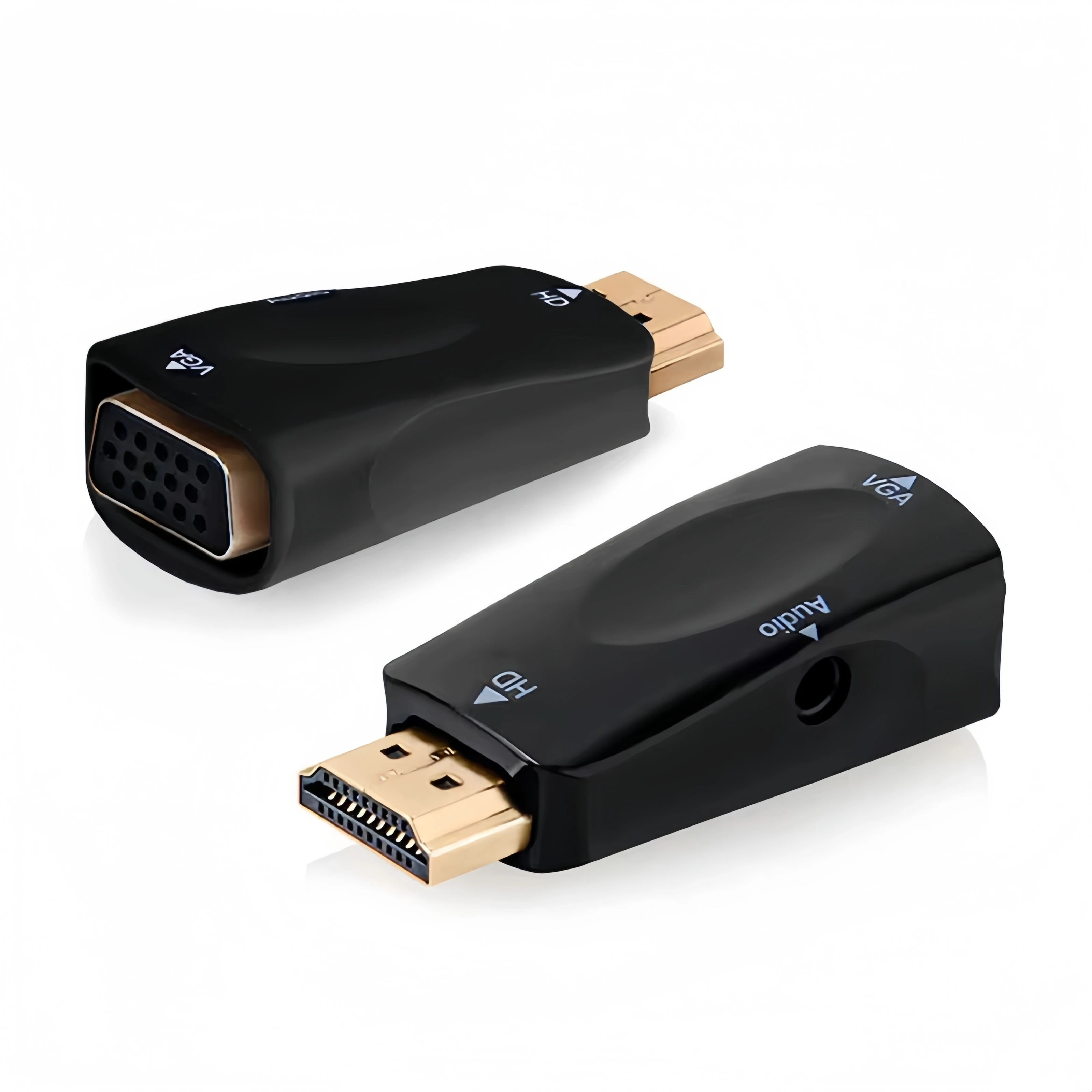yZ[zI[fBIt HDMI - VGA A_v^[ - PC/bvgbv/j^[/vWFN^[p 1080P t HD Ro[^[ATEhp 3.5mm AUX WbN