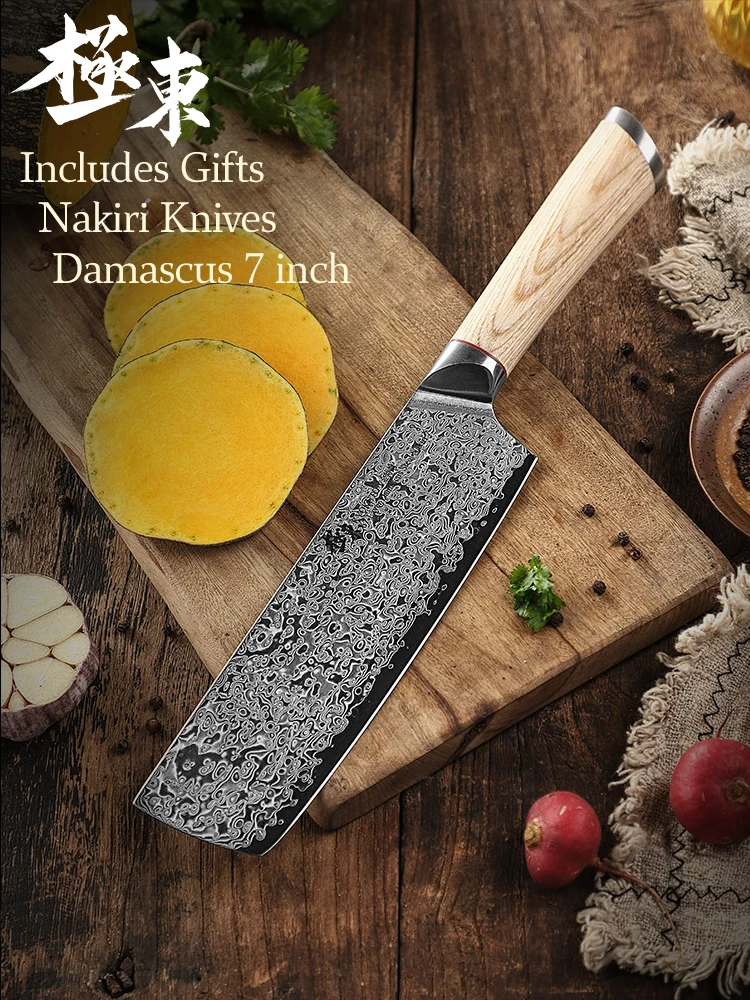 67-layer steel V gold 10 Damascus kitchen knife chef Knives Nakiri Cleaver Paring Steak Slicing Utility Boning Salmon