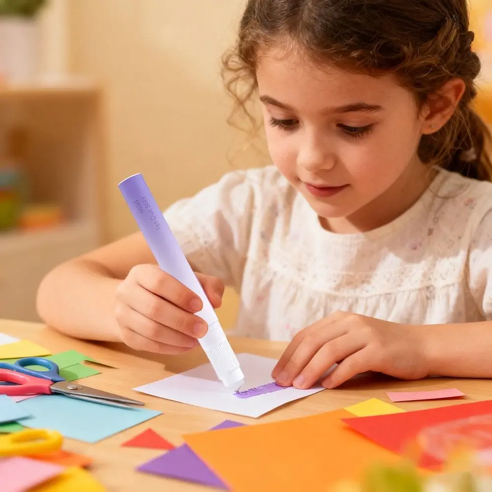 1/3 SZT. Klej w sztyfcie w kształcie długopisu, super mocny klej DIY, klej stały PVA do naklejek papierowych, klej o wysokiej lepkości