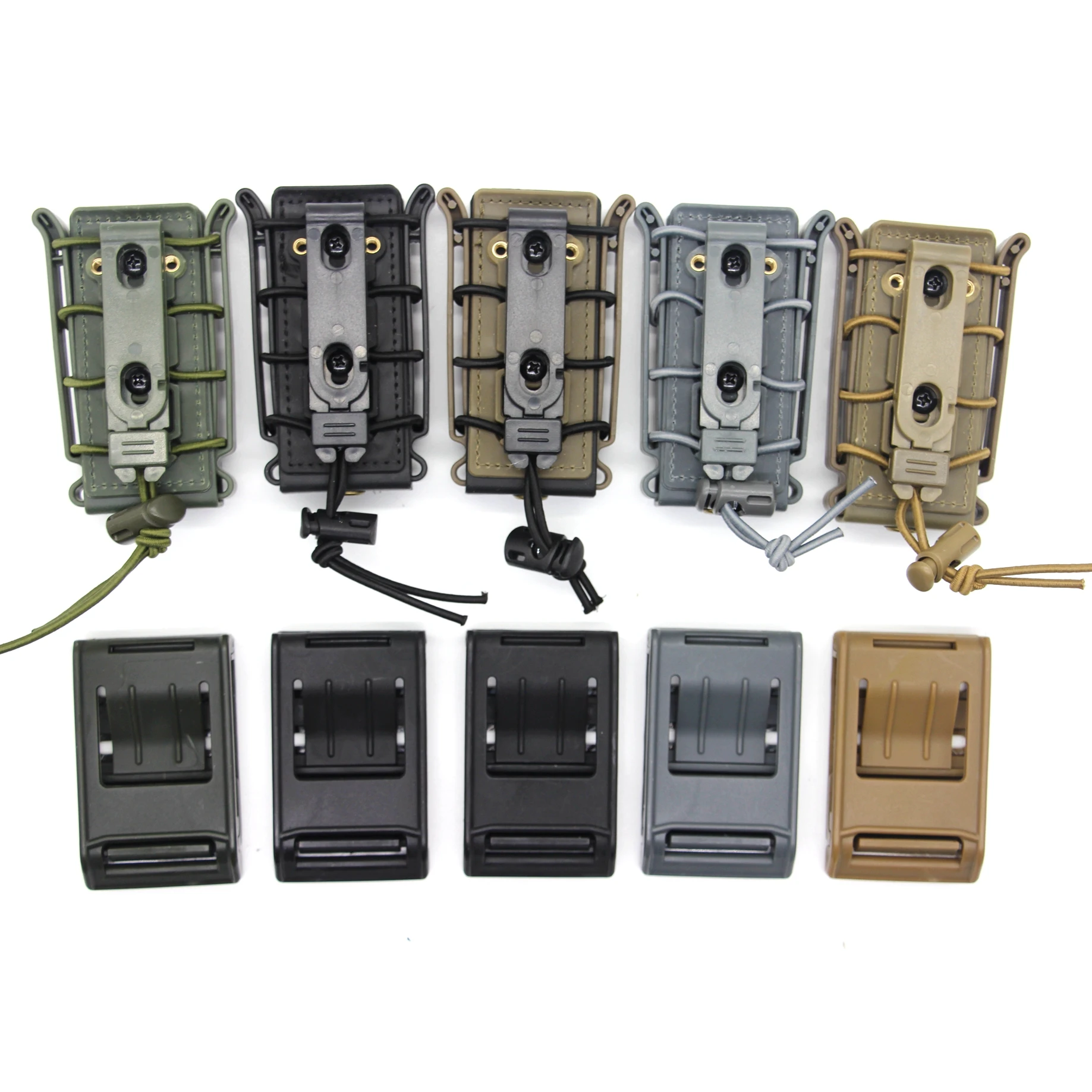 Funda portacargadores MOLLE táctica rígida para pistolas 9mm - imagen 3