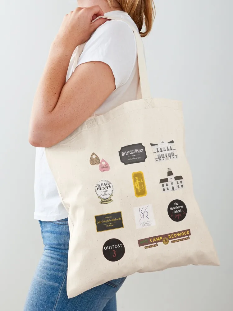 

AHS Sticker Pack Tote Bag Gift bags Lady bags female bag tote bags aesthetic