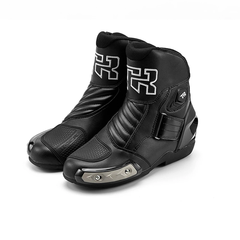 

Motorcycle Boots Non-slip Motorcycle Items Crashproof Off Road Racing Boots Impact Resistance Men's Biker Boot Waterproof