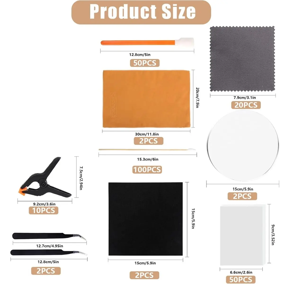 ABZT 238Pcs Card Cleaning Kit, Trading Card Cleaning Kit & Sports Card Flattening Kit,Care and Repair Tool for Card Collector