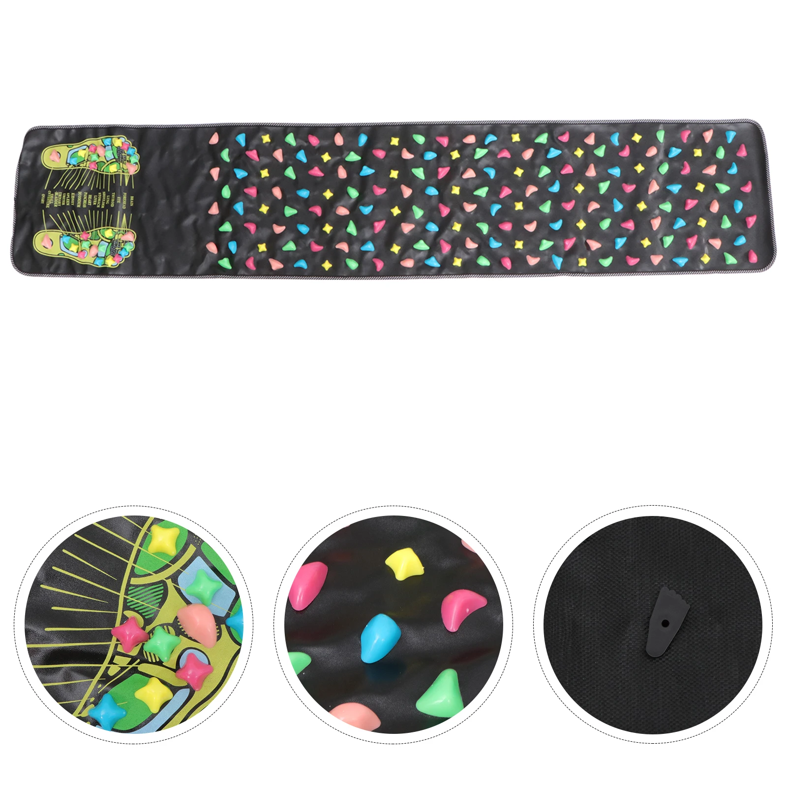 

175X35Cm Foot Massage Acupressure Mat For Muscle Pain Relief Blood Circulation Walk Stone Reflexology Mat Relaxation Tool