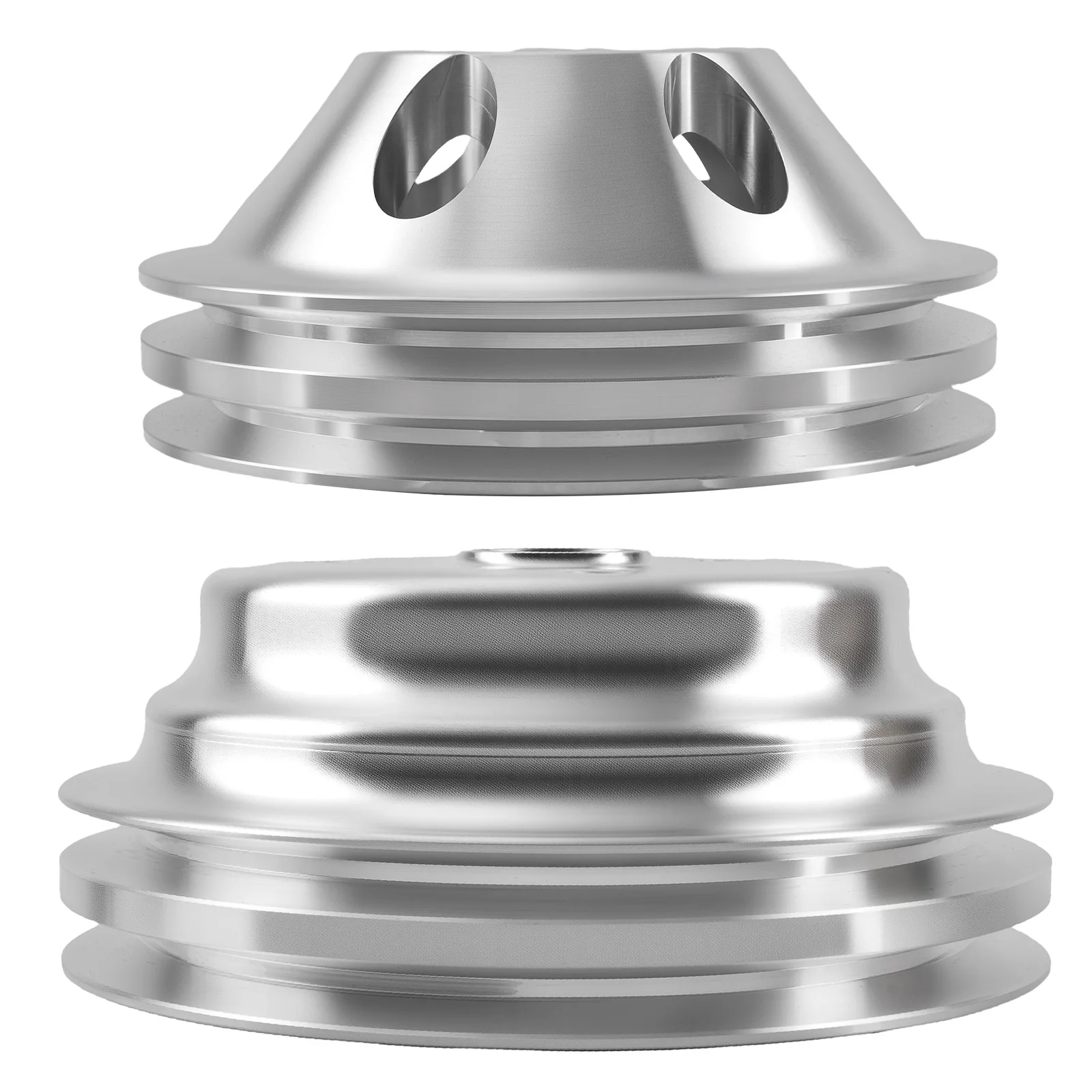 

Двухручьевой клиновой шкив коленчатого вала для комплекта длинного водяного насоса Chevy SBC 265-400