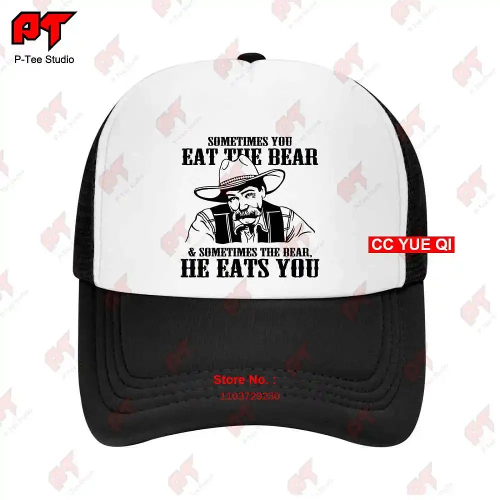 Big Lebowski-Sometimes You Eat The Bear (Bar) Quote Cult Film Coen Baseball Caps Truck Cap RJG1