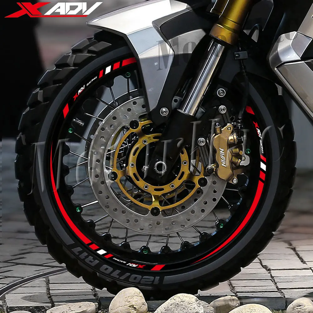 

For XADV X-ADV x-Adventure xadv750 2017-23 Motorcycle Wheel Sticker Rim Stripe Decal Reflective Tape Accessories