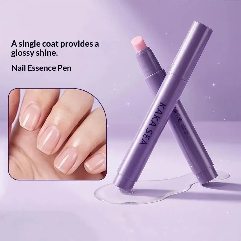 3-in-1 Nail Art Gift Pen 1Pcs Cuticle Pusher Hand Armor Serum Brush Practical Manicure Tool for Women Daily Nail Care